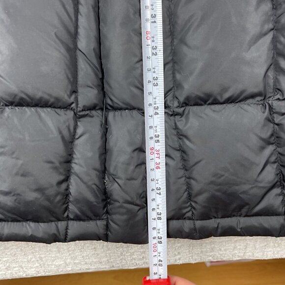 The North Face Jacket Womens S Black 600 Goose Down Metropolis Long Parka Coat - Picture 11 of 16